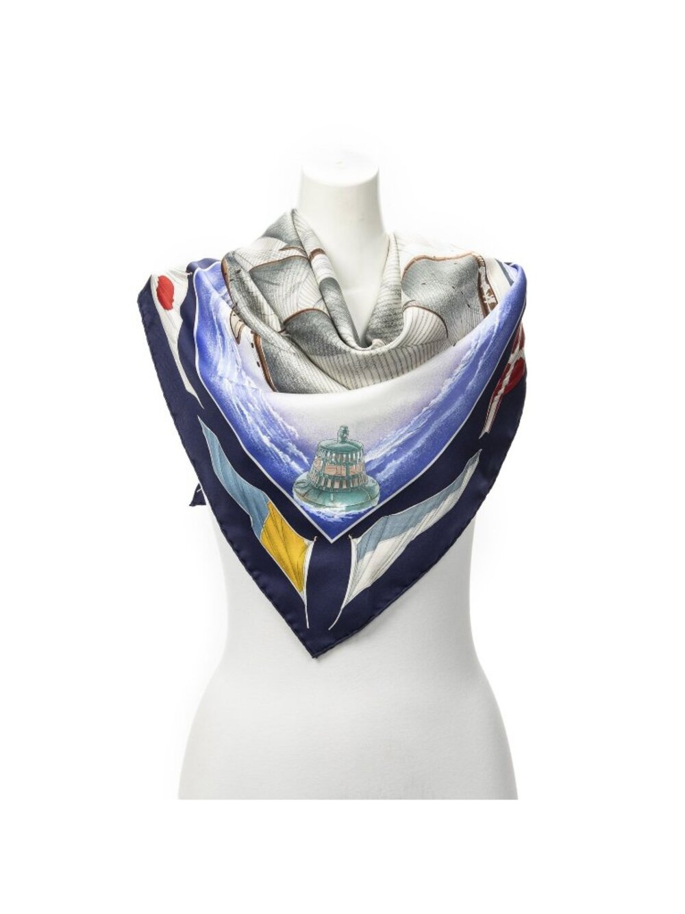 Hermes Scarf Navy